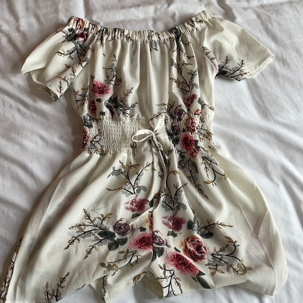 Off the shoulder romper